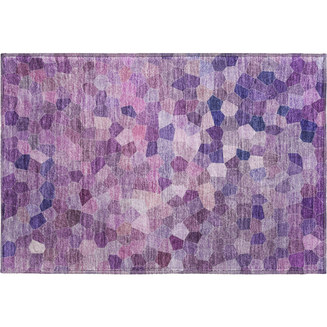 Dalyn Kaleidoscope KL1 Transitional Machine Made Plum Rug