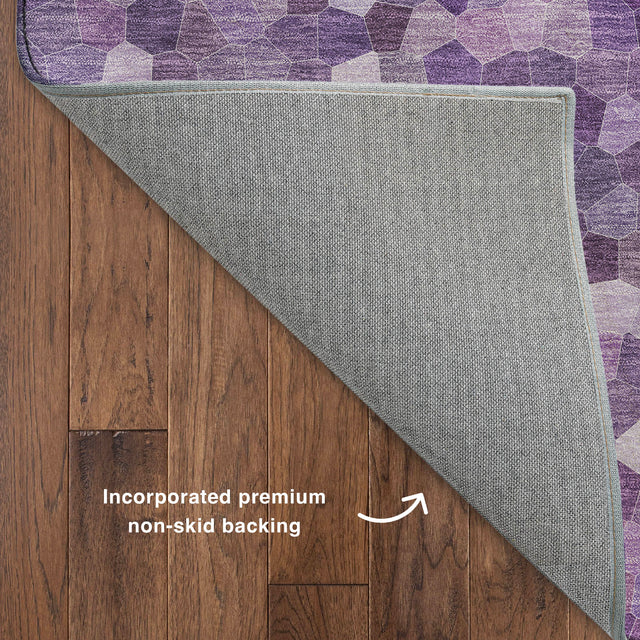 Dalyn Kaleidoscope KL1 Transitional Machine Made Plum Rug