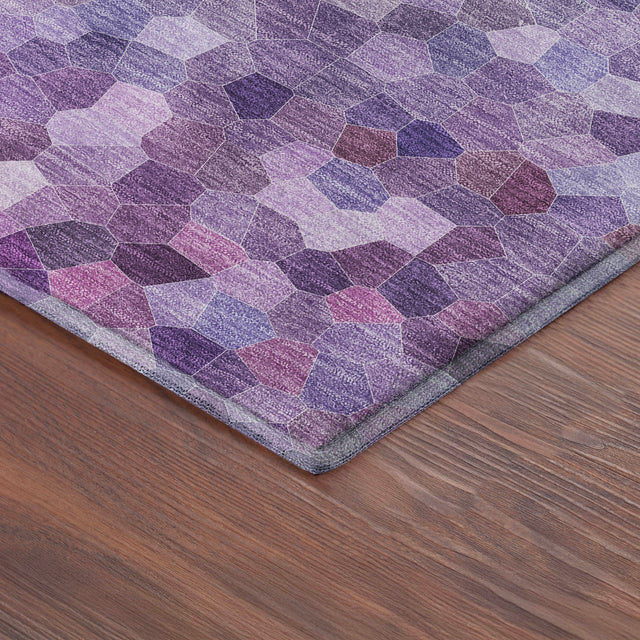 Dalyn Kaleidoscope KL1 Transitional Machine Made Plum Rug