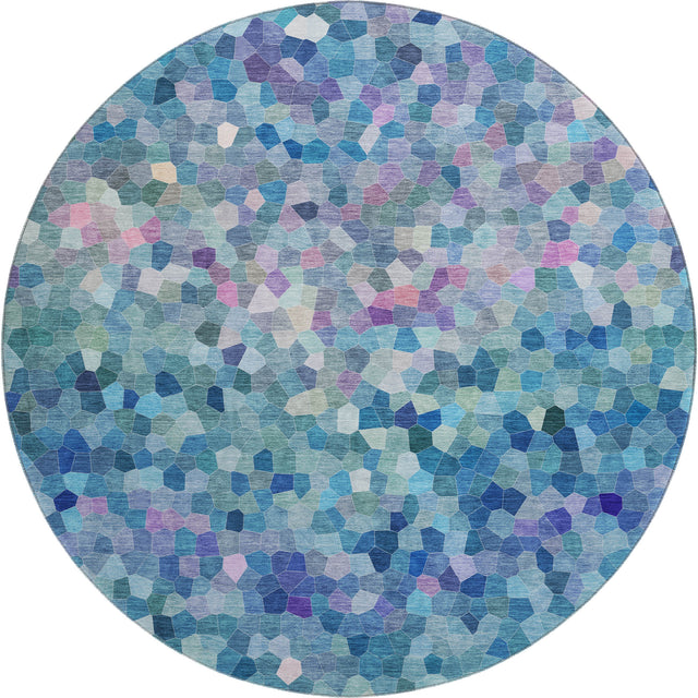 Dalyn Kaleidoscope KL1 Transitional Machine Made Turquoise Rug