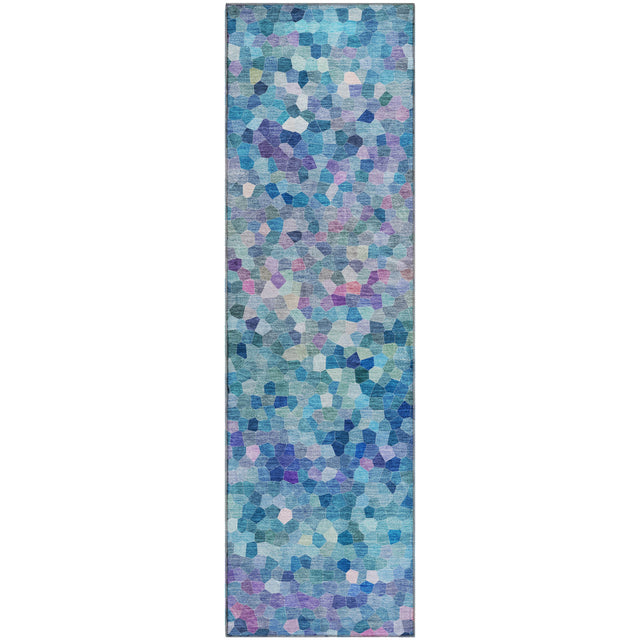 Dalyn Kaleidoscope KL1 Transitional Machine Made Turquoise Rug