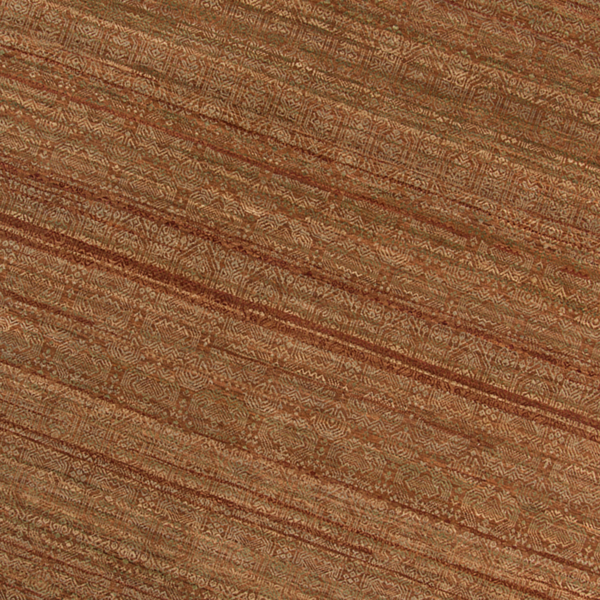 Amer Kohinoor KOH-3 Orange Rust area rug - close-up view