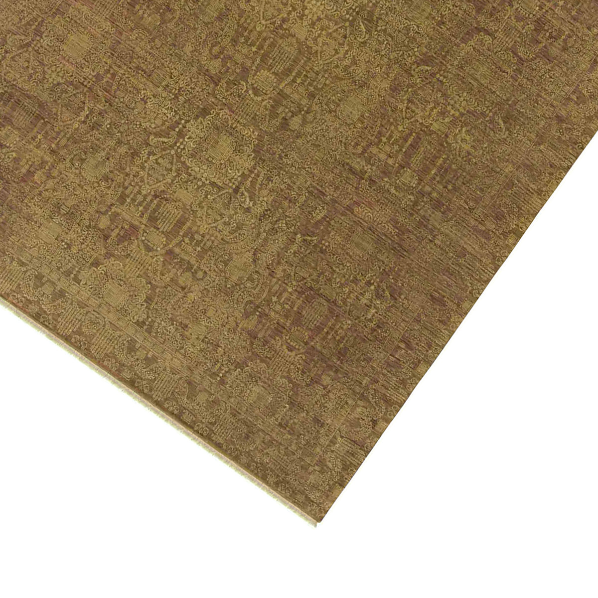 Amer Kohinoor KOH-4 Orange Rust area rug - corner view