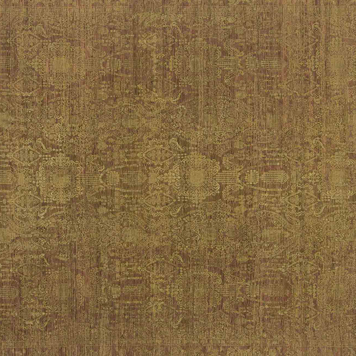 Amer Kohinoor KOH-4 Orange Rust area rug - color swatch view