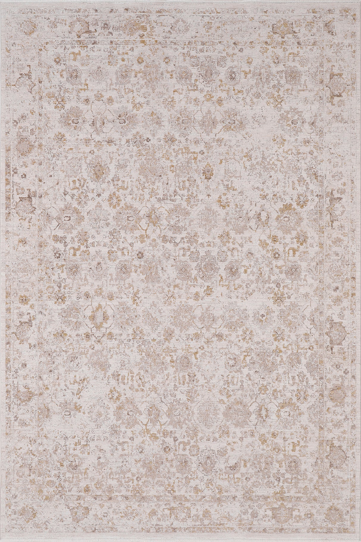 Dynamic Rugs Lara 14622 Power Loomed Traditional Beige/Cream Rug