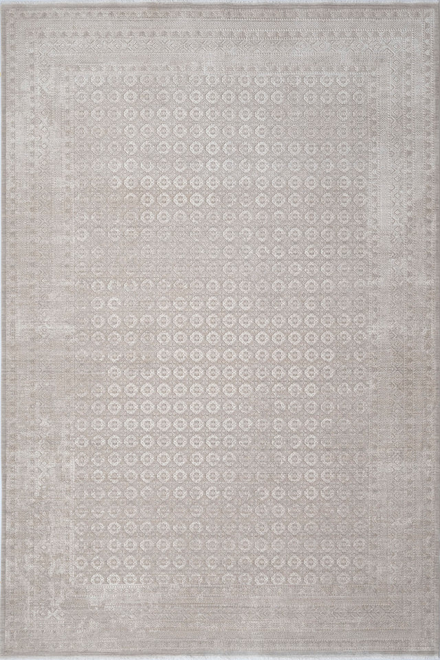 Dynamic Rugs Lara 14627 Power Loomed Traditional Taupe Rug