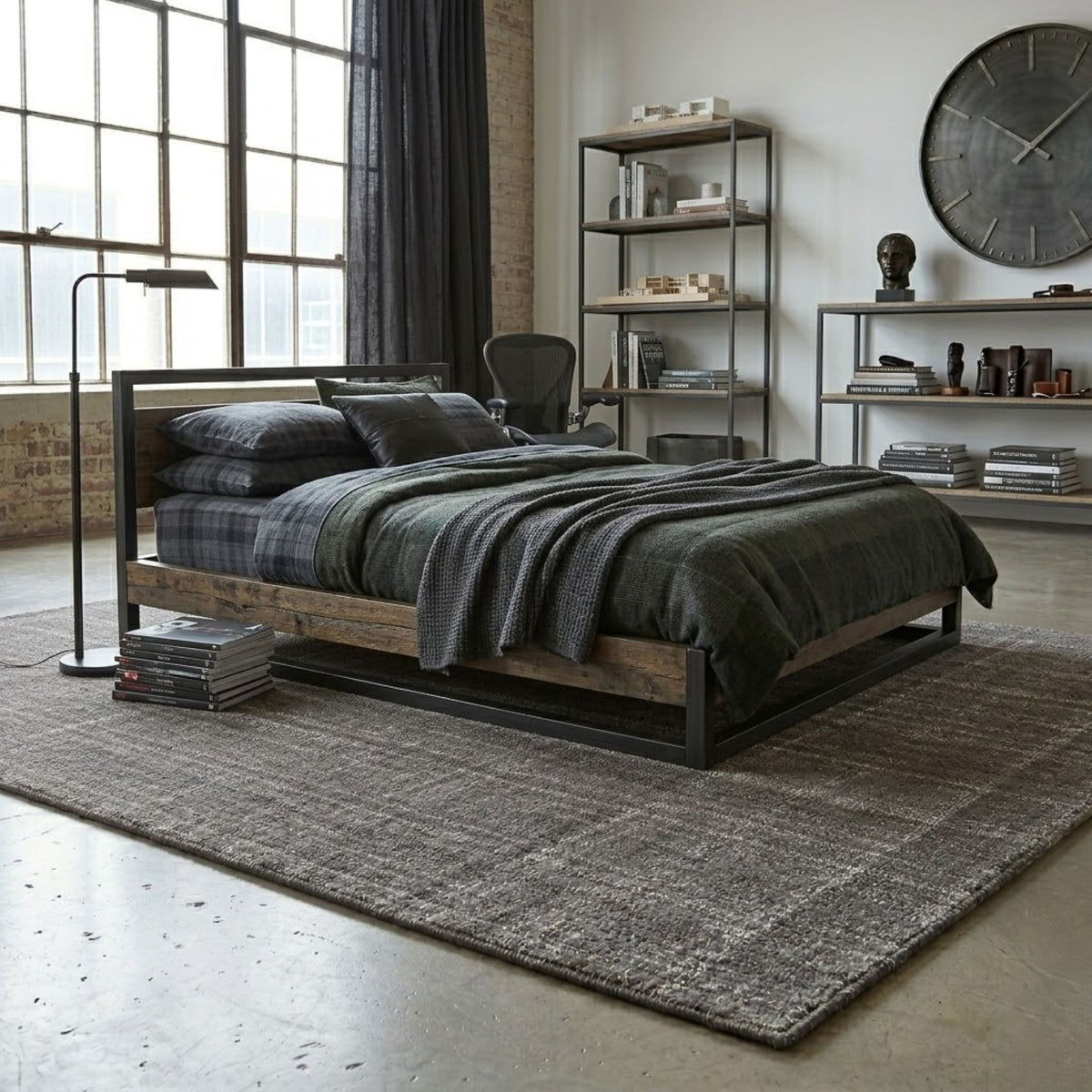 Amer Laurel LAU-5 Graphite area rug - lifestyle view