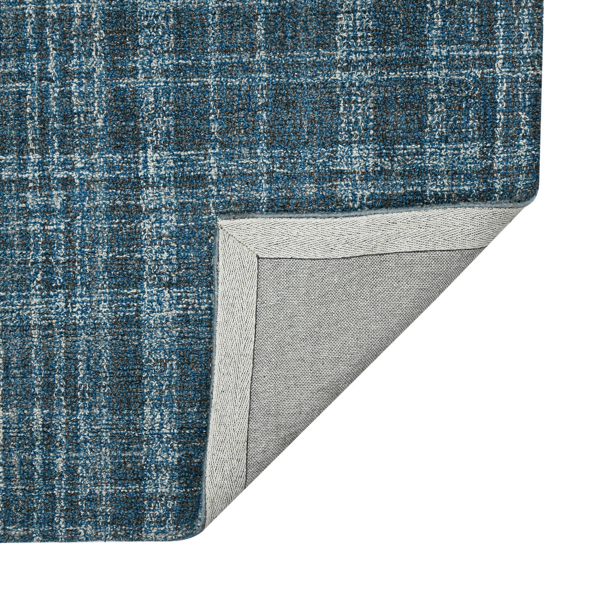 Amer Laurel LAU-2 Turquoise Blue area rug - back view