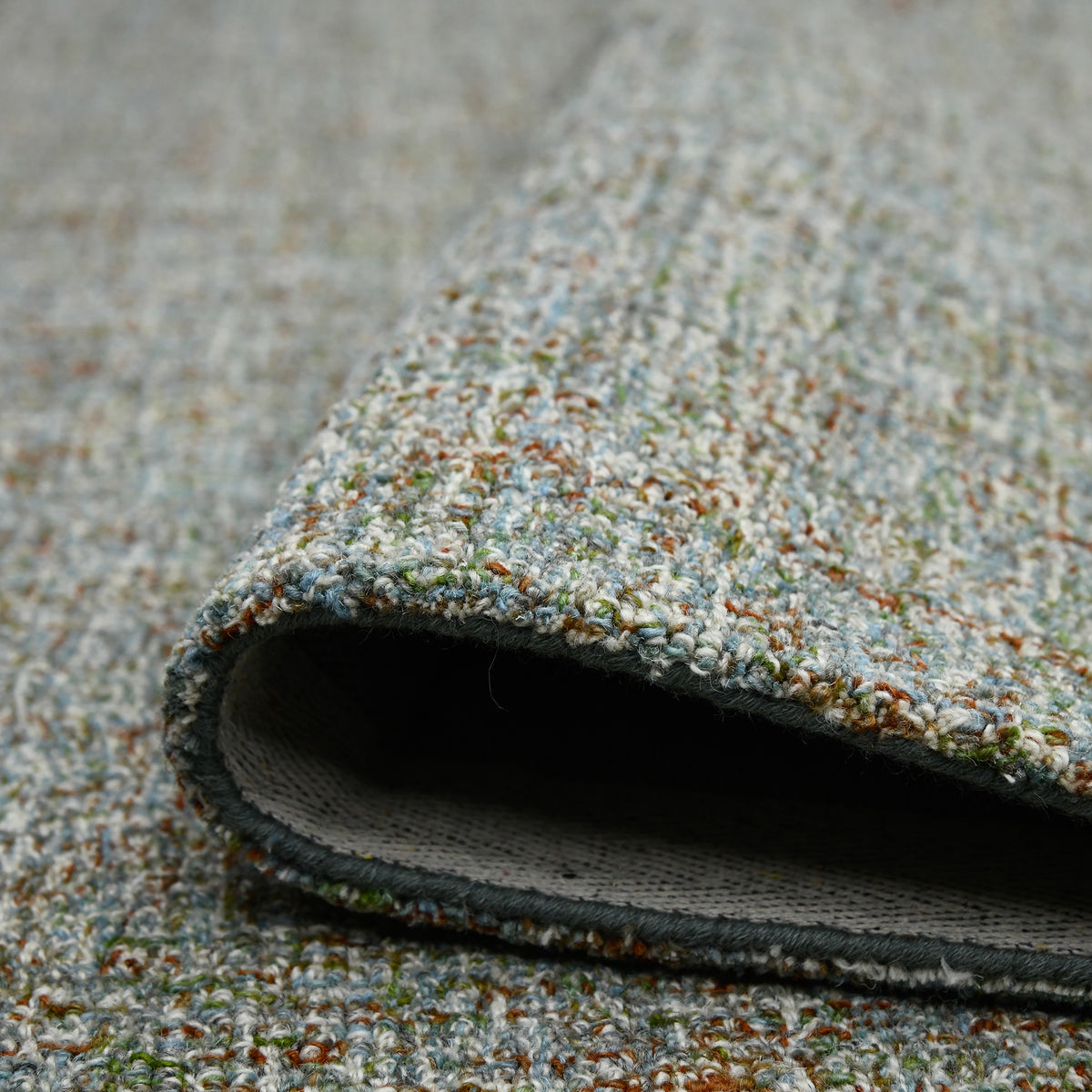 Amer Laurel LAU-22 Blue Spruce area rug - rolled view