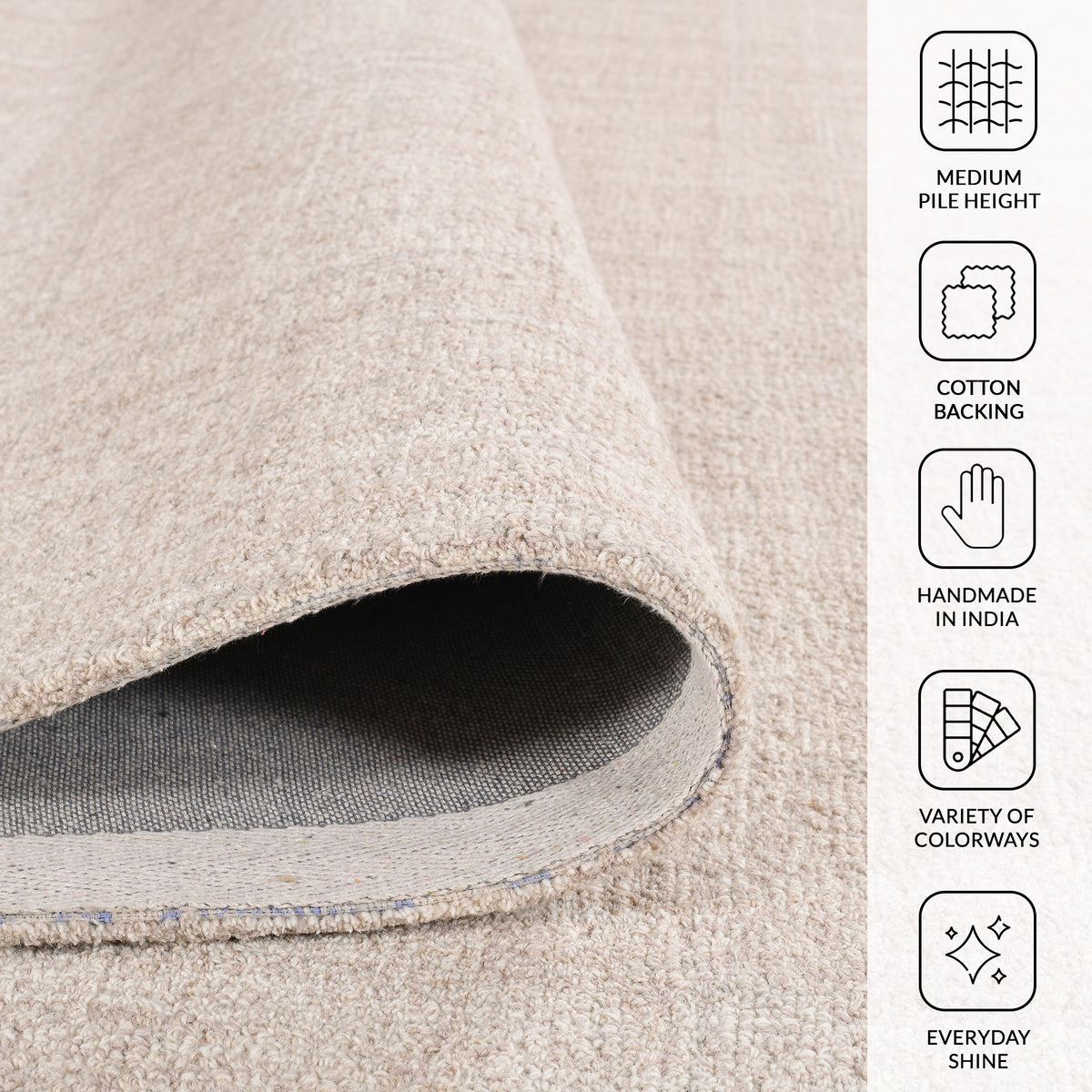 Amer Laurel LAU-7 Champagne area rug - infographic view