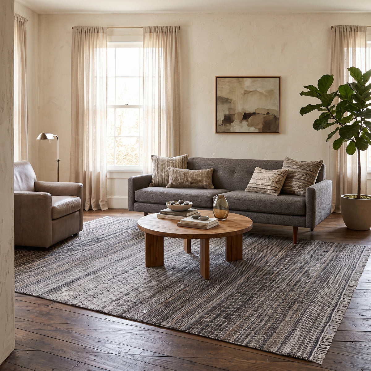 Amer Legacy LEG-2 Copper Gray area rug - lifestyle view