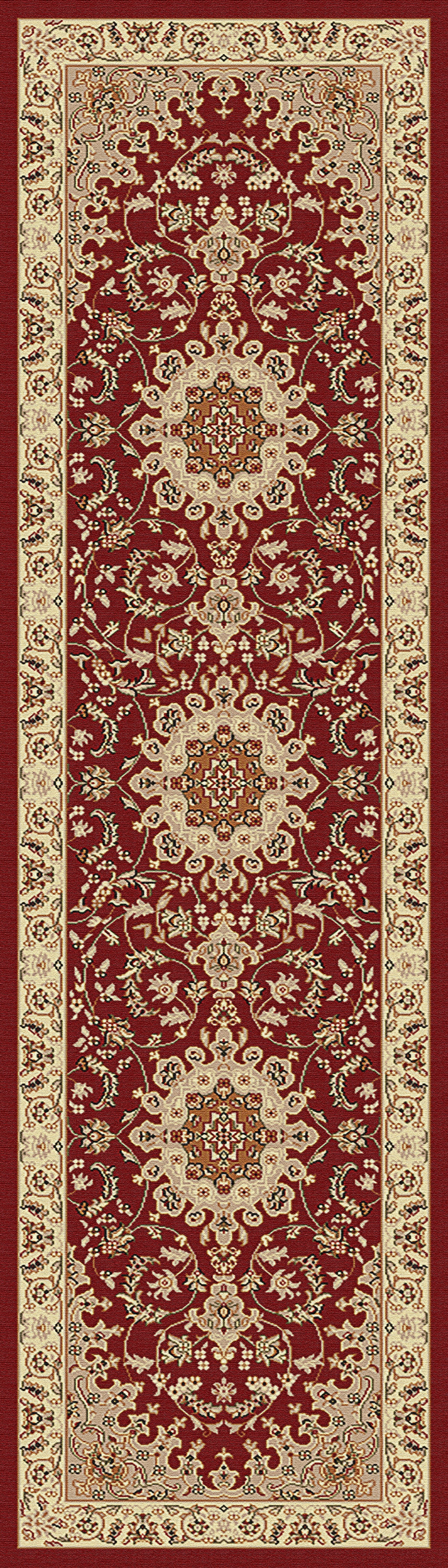 Dynamic Rugs Legacy 58000 Red Rugs - runner view
