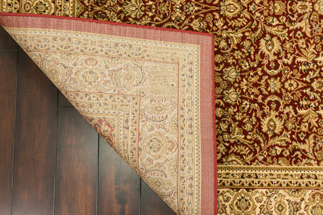 Dynamic Rugs Legacy 58004 Red Rugs - corner detail