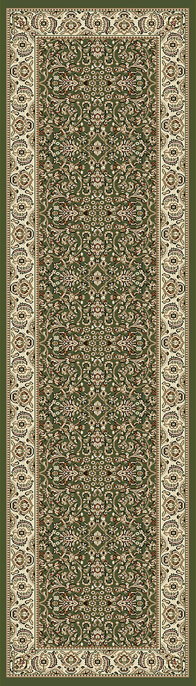 Dynamic Rugs Legacy 58004 Green Rugs - runner view
