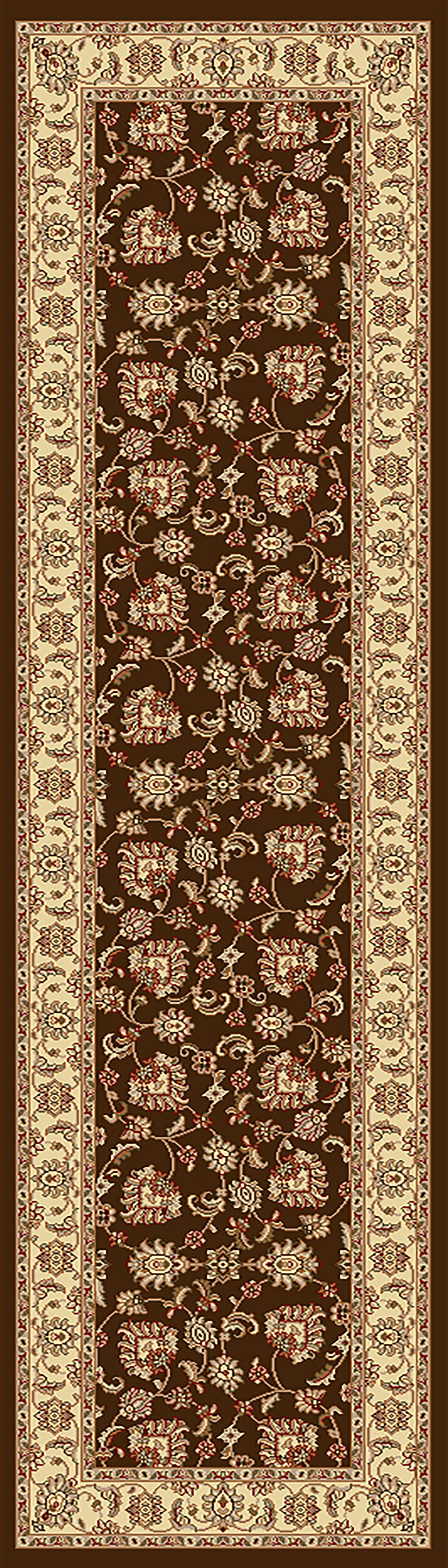 Dynamic Rugs Legacy 58020 Brown Rugs - runner view