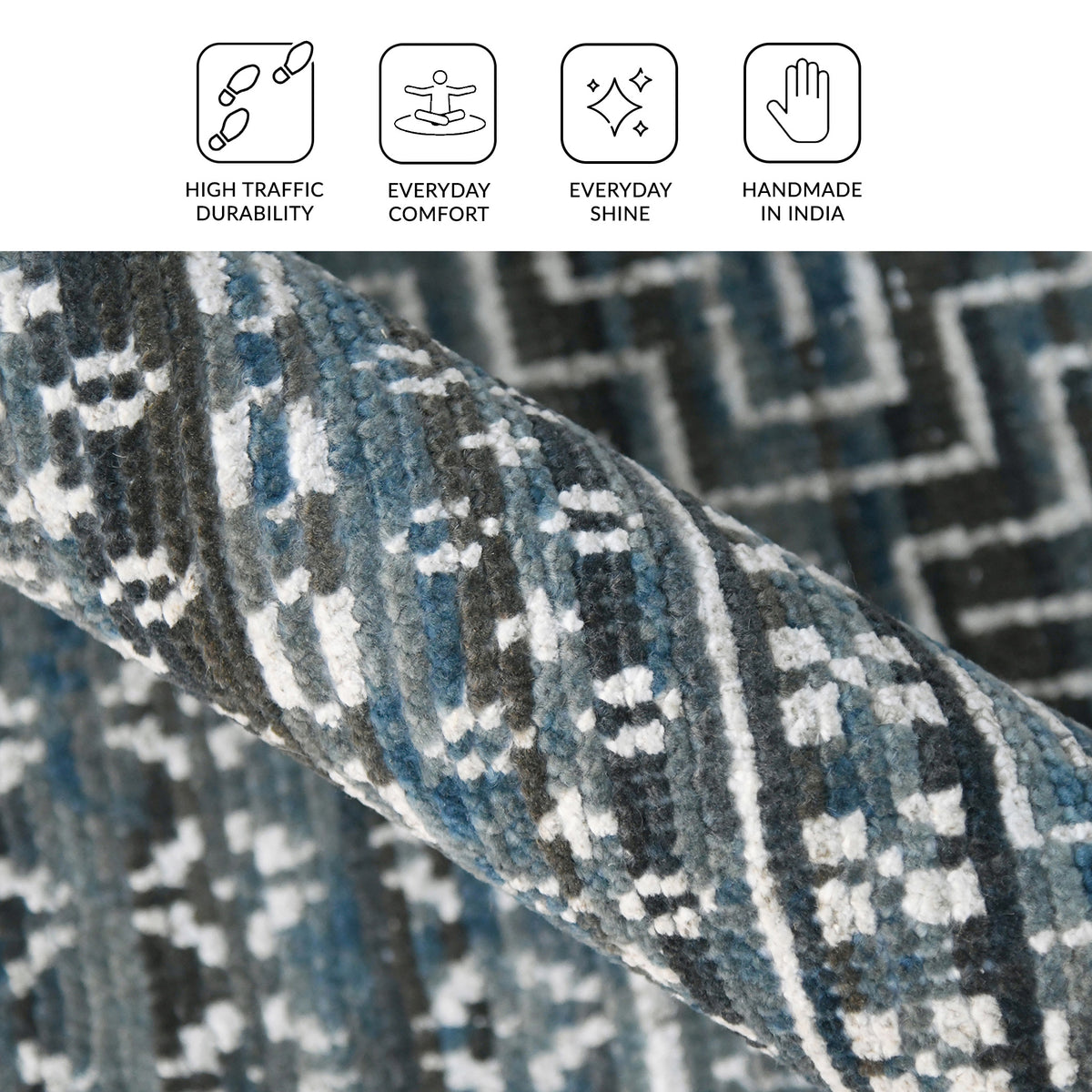 Amer Legacy LEG(V)-25 Ocean Blue area rug - infographic view