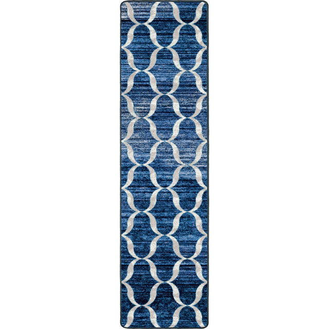 American Dakota Lattice Blue Rug