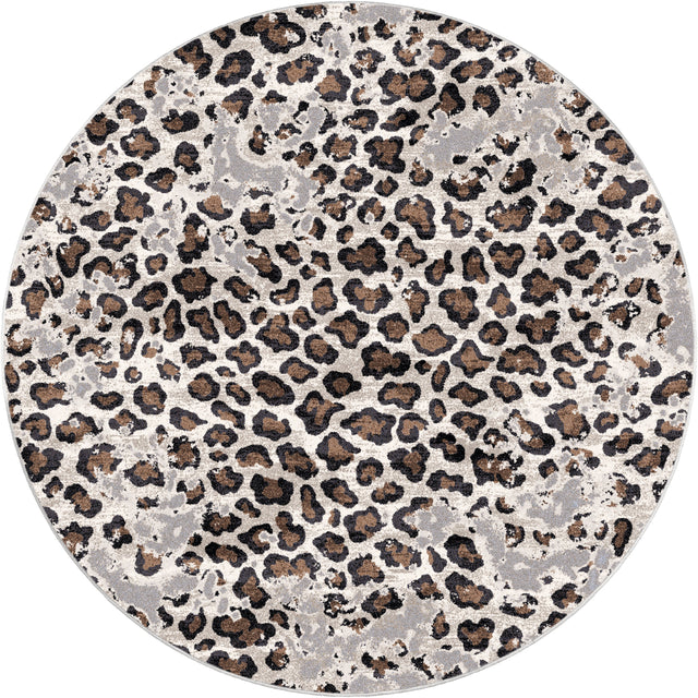 American Dakota Leopard Lounge Natural Rug
