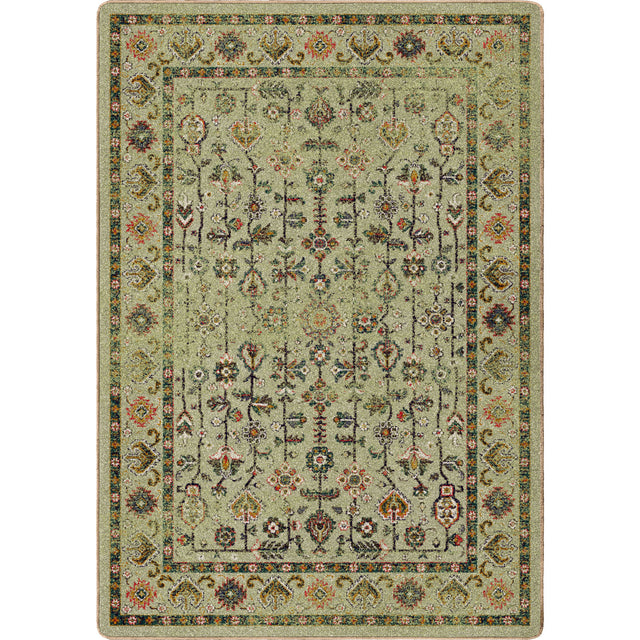 American Dakota Let's Talk Persian Olive Rug
