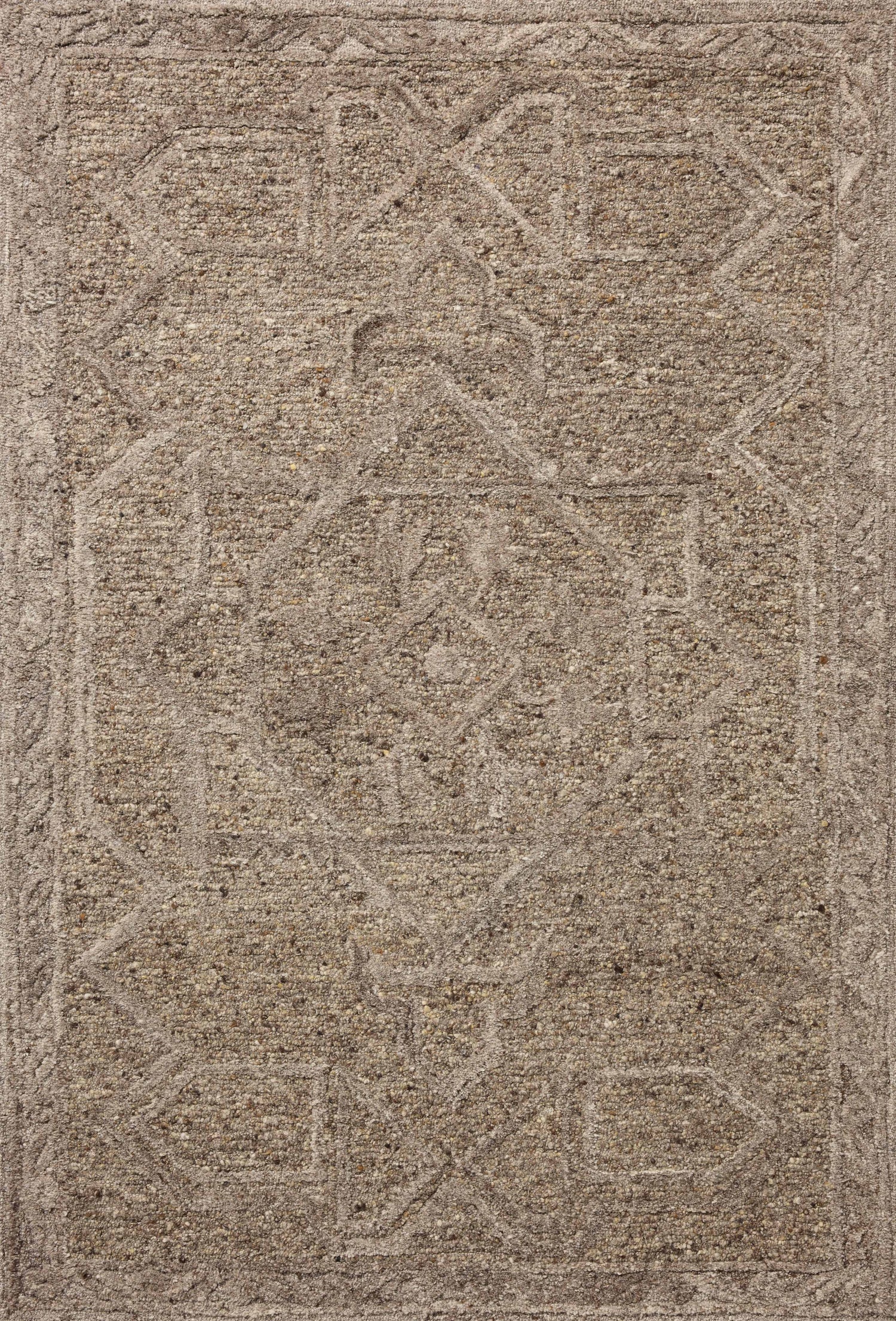 Loloi Mabel MBL-01 Traditional Hand Tufted Bark, Graphite Rug