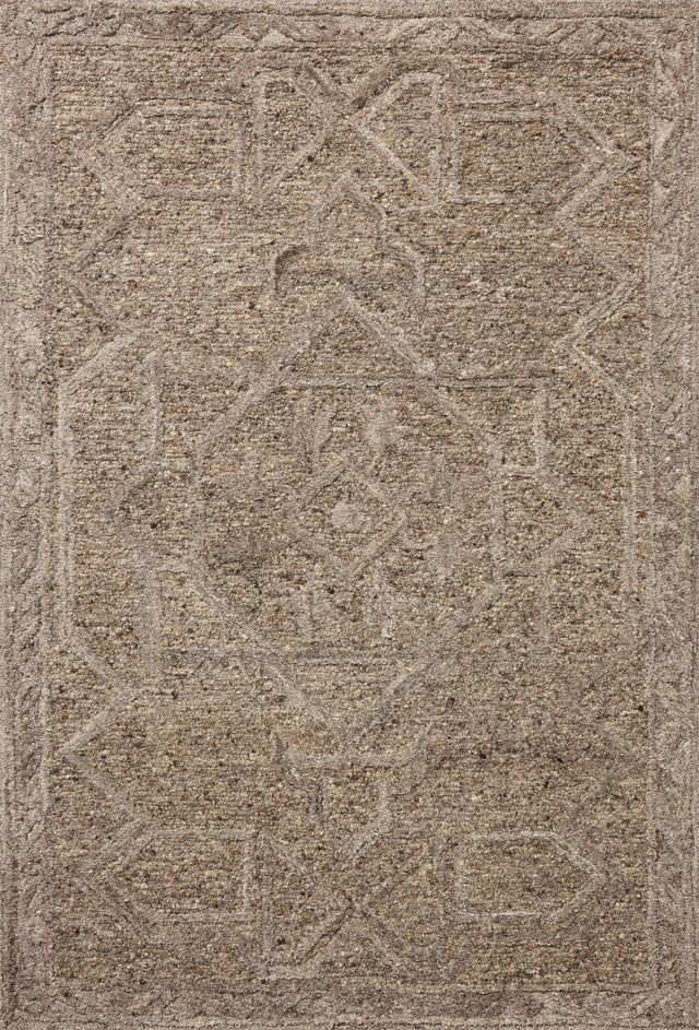 Loloi Mabel MBL-01 Traditional Hand Tufted Bark, Graphite Rug
