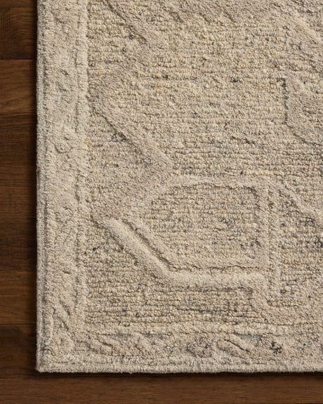 Loloi Mabel MBL-01 Traditional Hand Tufted Pebble, Mist Rug