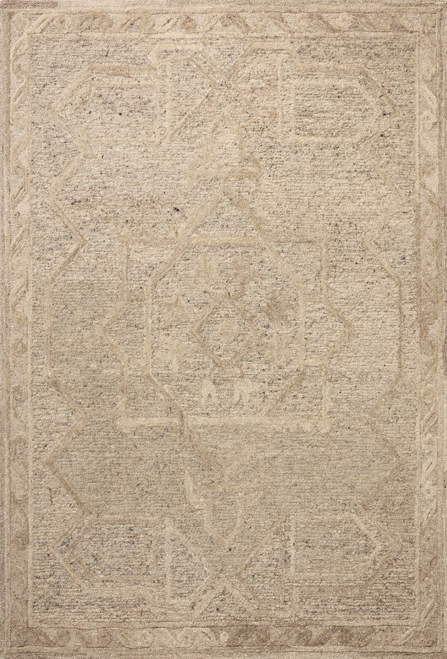 Loloi Mabel MBL-01 Traditional Hand Tufted Stone, Sand Rug