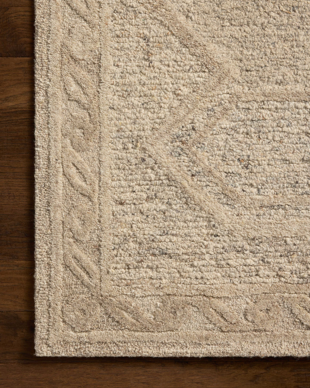 Loloi Mabel MBL-01 Traditional Hand Tufted Stone, Sand Rug