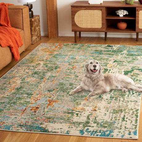 Safavieh Madison Mad457Y Green/Grey Rug.
