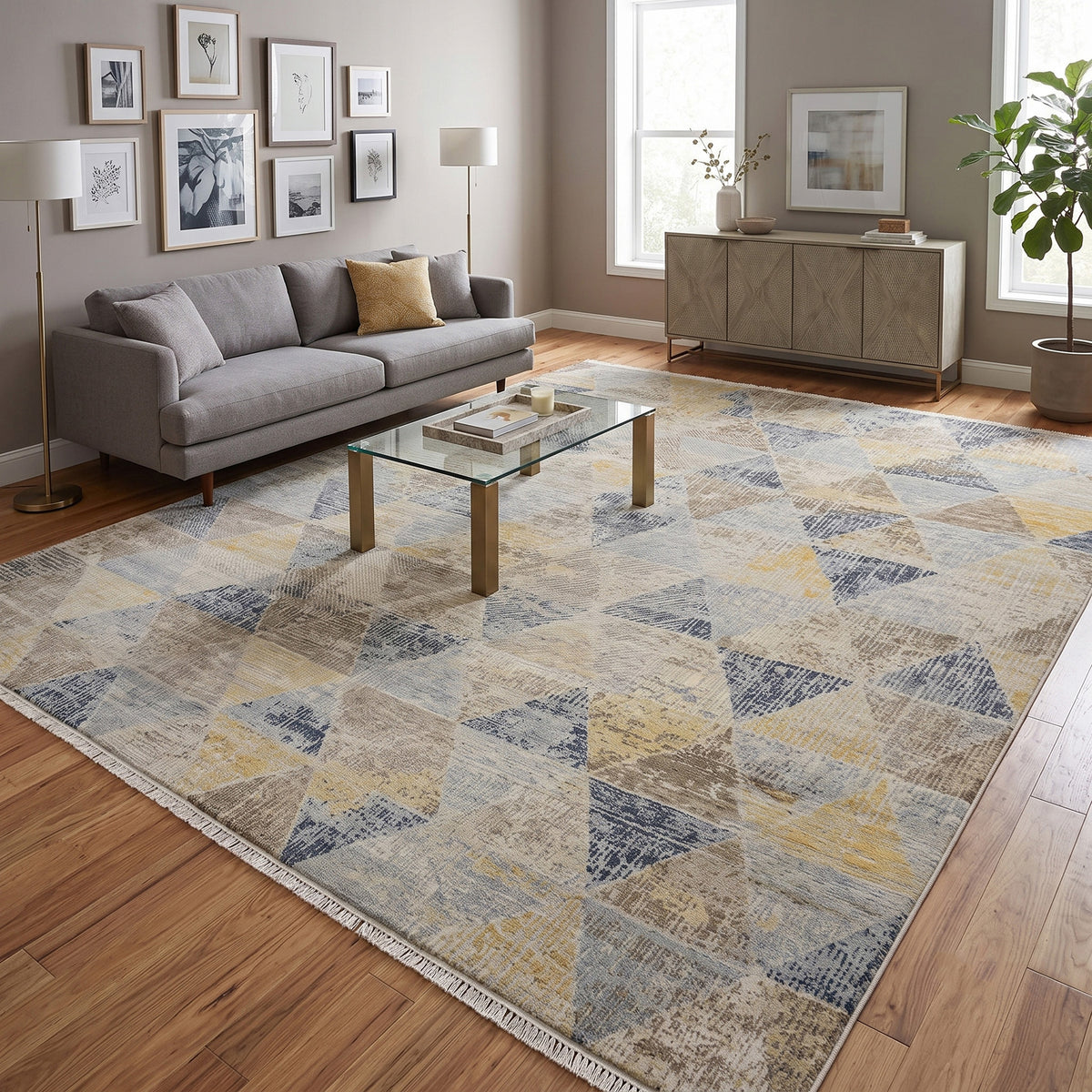 Amer Majestic MAJ-52 Ivory area rug - lifestyle view