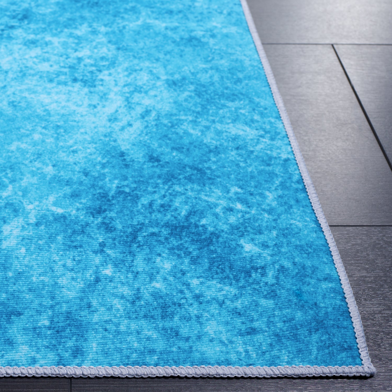 Safavieh Malibu Mbu837G Dark Grey/Turquoise Rug.
