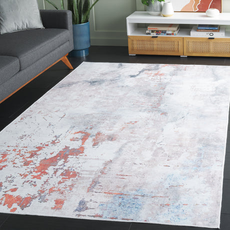 Safavieh Malibu Mbu843A Ivory/Rust Rug.