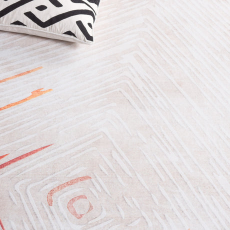 Safavieh Malibu Mbu873B Beige/Rust Rug.