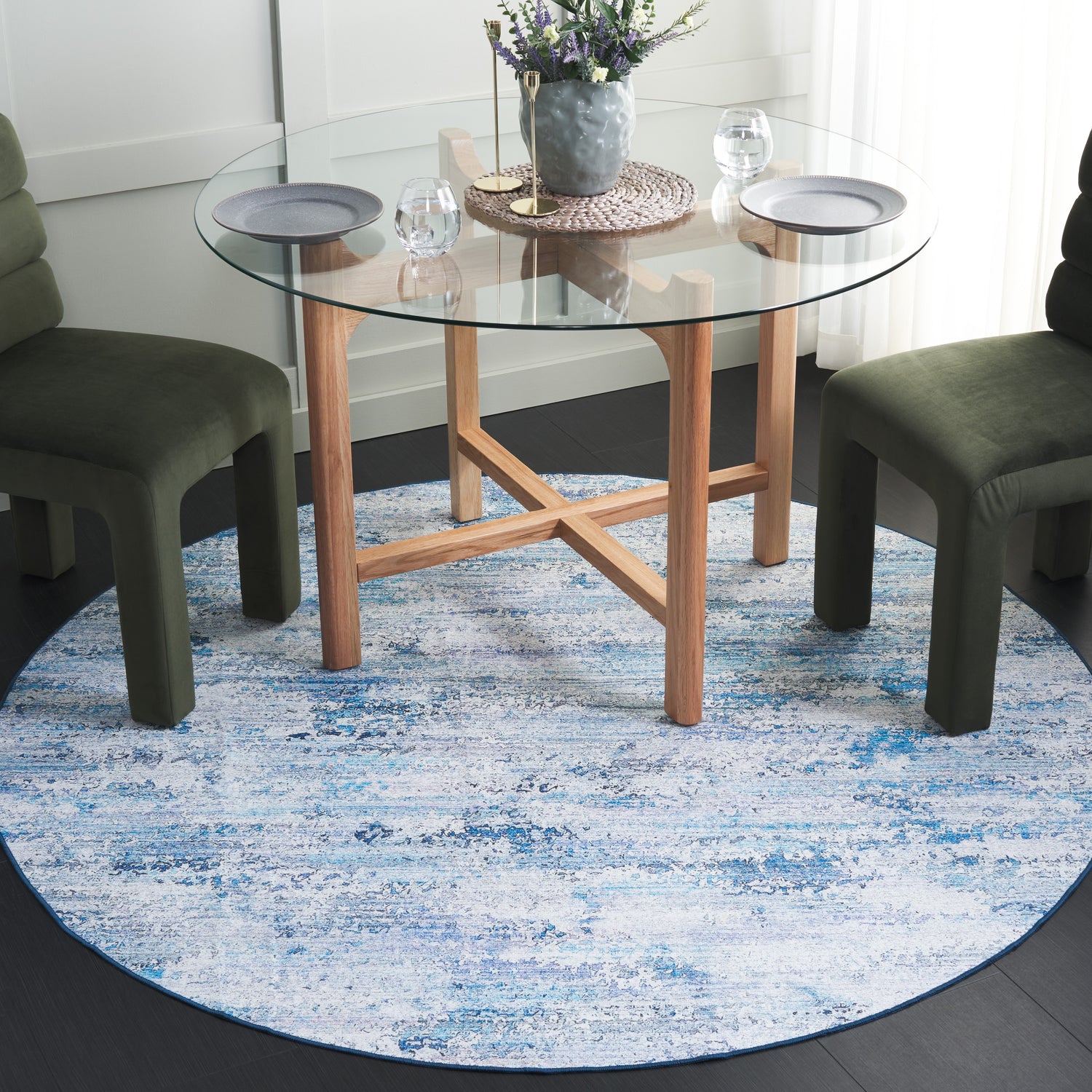 Safavieh Malibu Mbu904F Grey/Blue Rug.