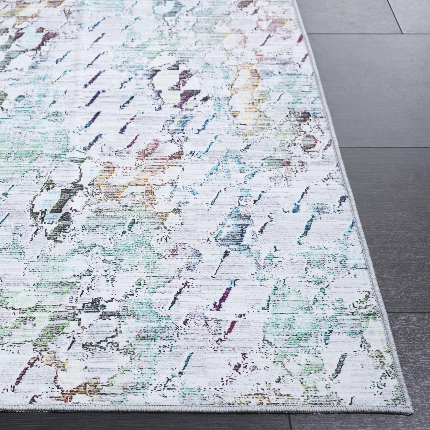 Safavieh Malibu Mbu913F Grey/Green Rug.