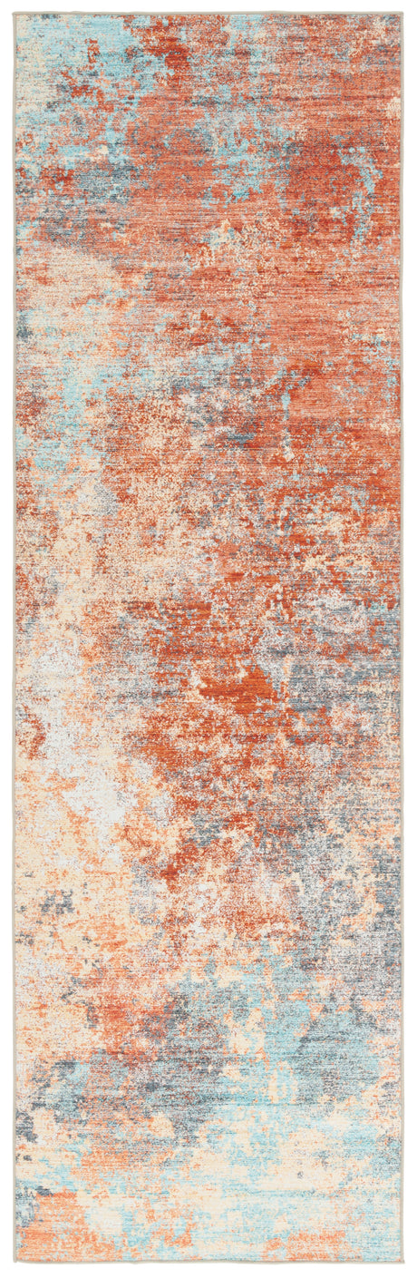 Safavieh Malibu Mbu943P Rust/Aqua Rug.