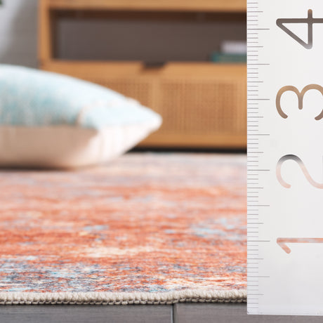 Safavieh Malibu Mbu943P Rust/Aqua Rug.