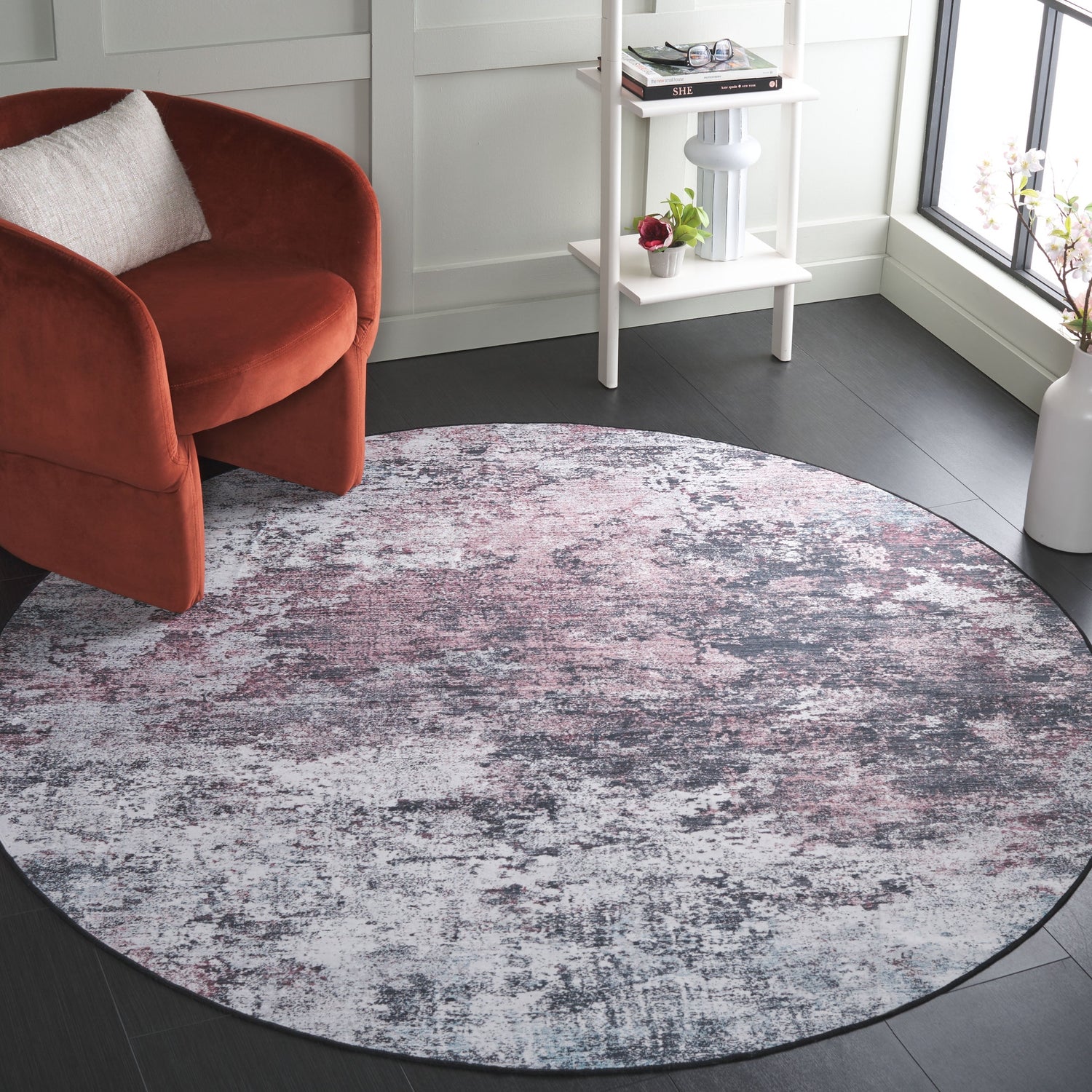 Safavieh Malibu Mbu943U Plum/Black Rug.