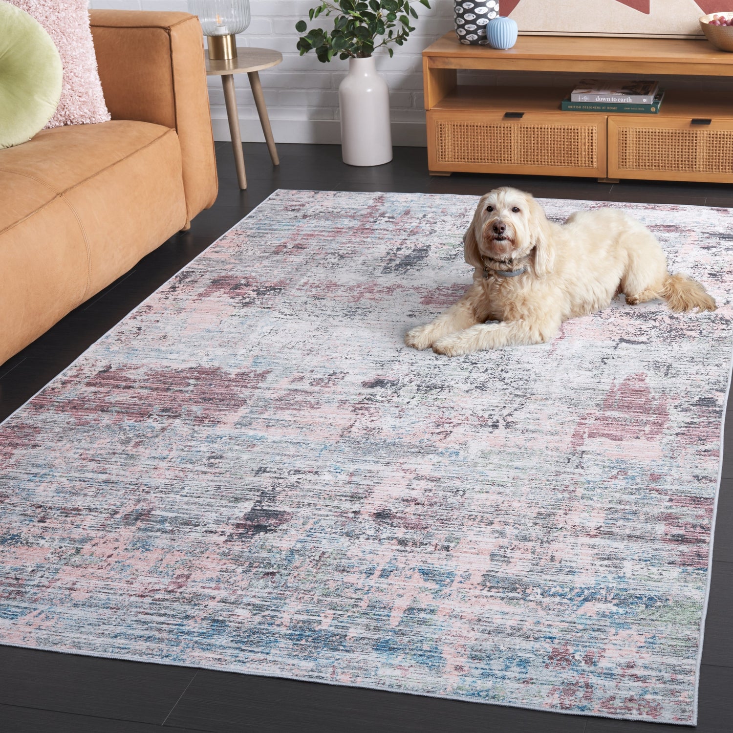 Safavieh Malibu Mbu944U Plum/Green Rug.