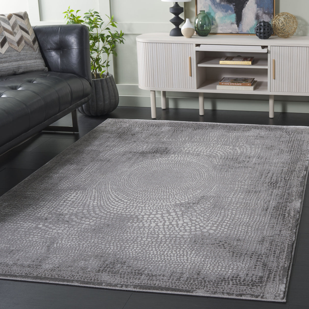Safavieh Meadow Mdw333F Grey/Ivory Rug.