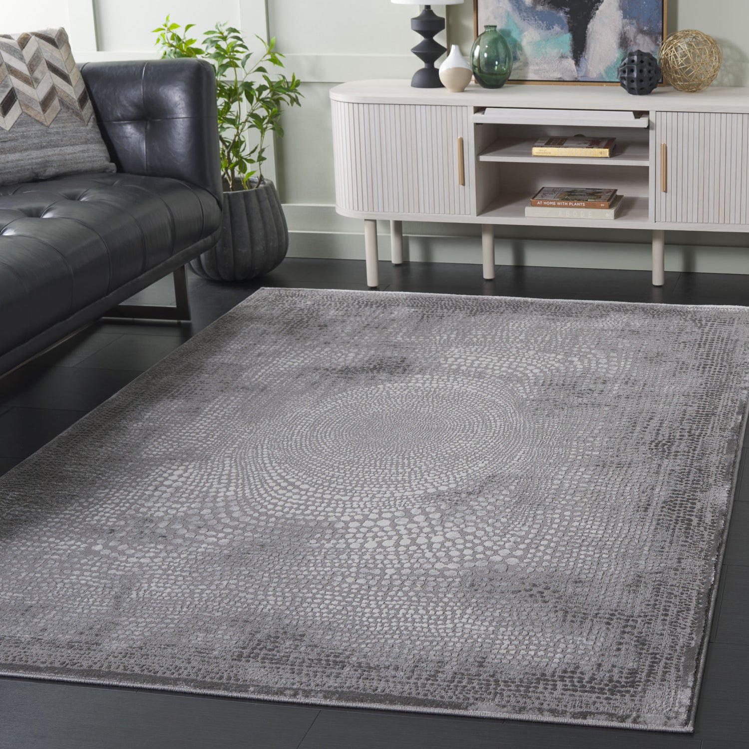 Safavieh Meadow Mdw333F Grey/Ivory Rug.