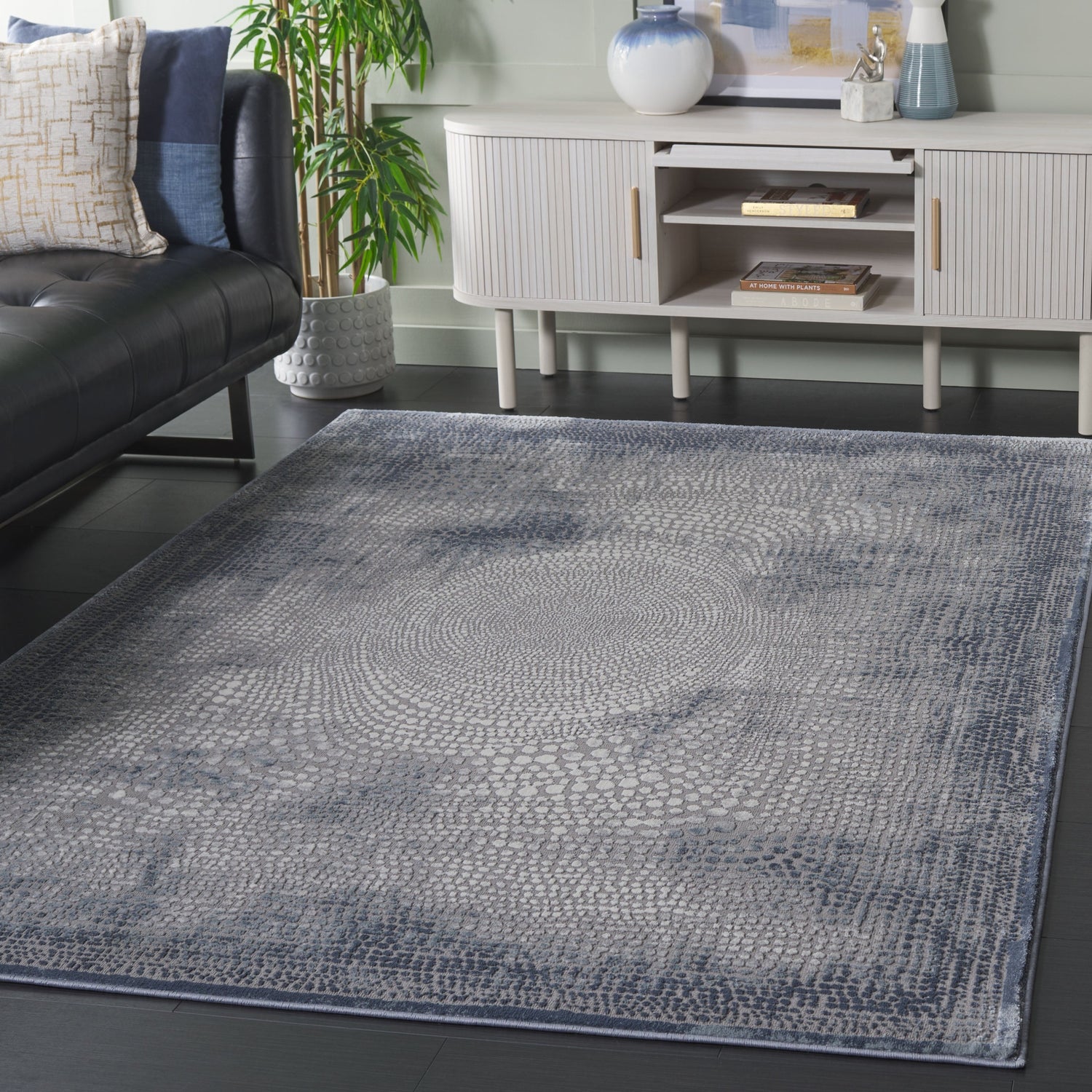 Safavieh Meadow Mdw333N Blue/Ivory Rug.