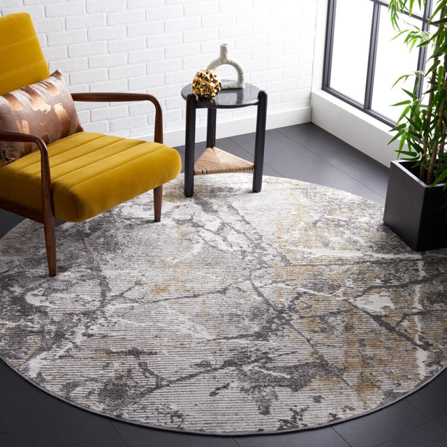 Safavieh Meadow Mdw544F Light Grey/Dark Grey Rug.