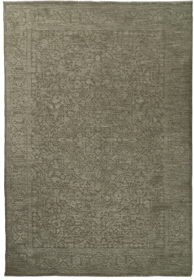Dynamic Rugs Meadow 17973 Power Loomed Traditional Sage/Beige Rug