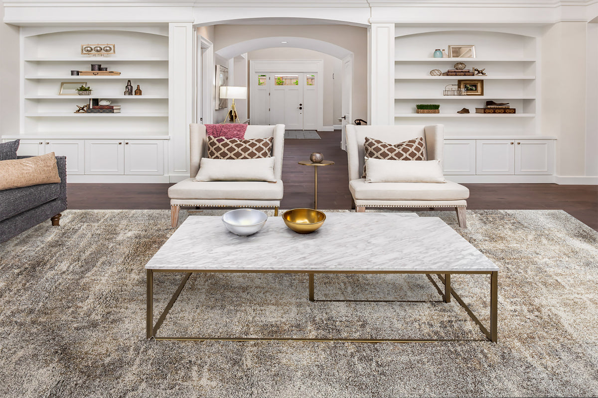 Dynamic Rugs Mehari 23120 Power Loomed Modern Ivory/Rust/Multi Rug