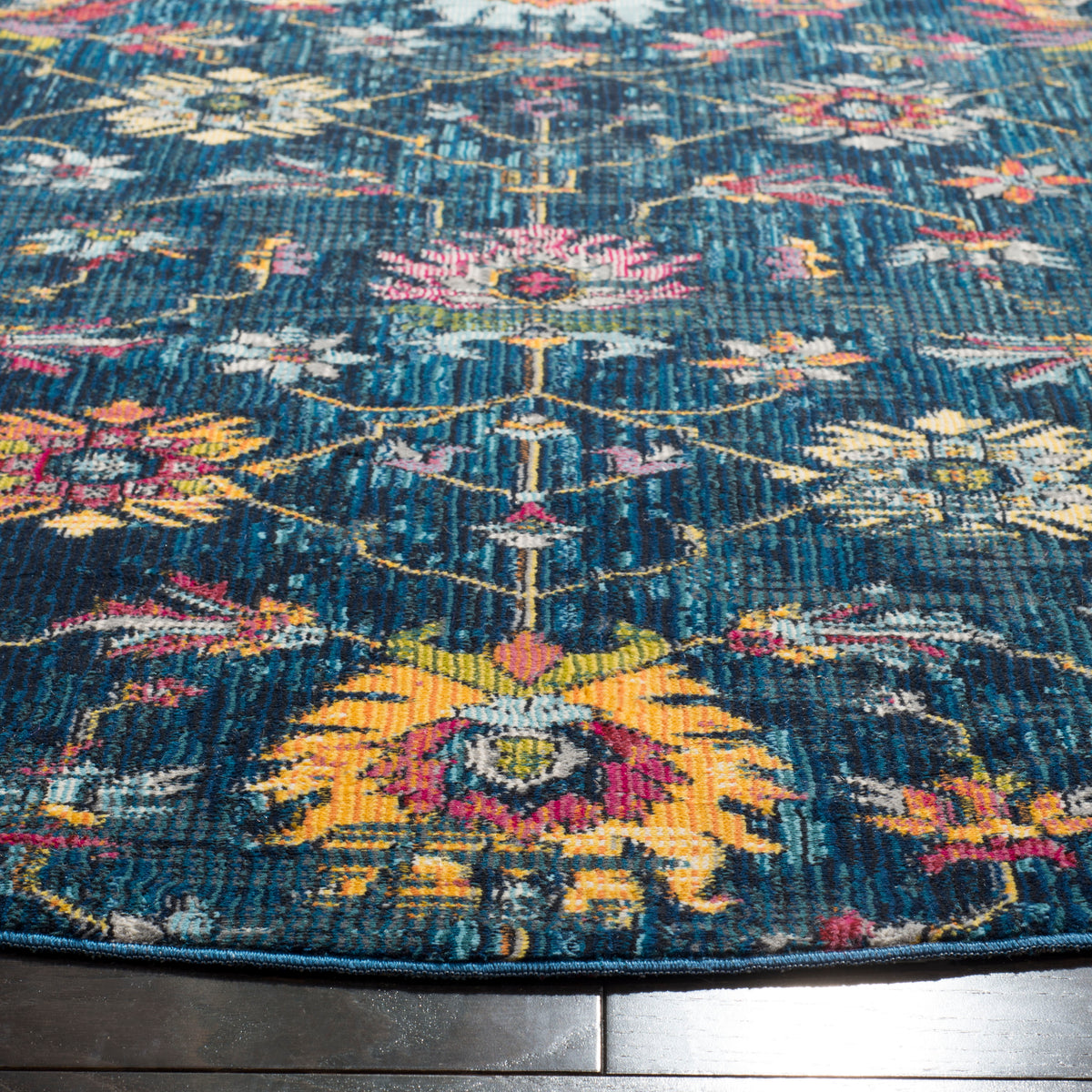 Safavieh Merlot Mer107N Navy/Multi Rug.