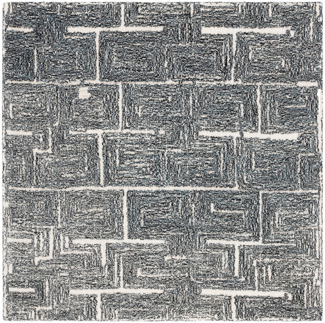 Safavieh Metro Met177Z Black/Ivory Rug.