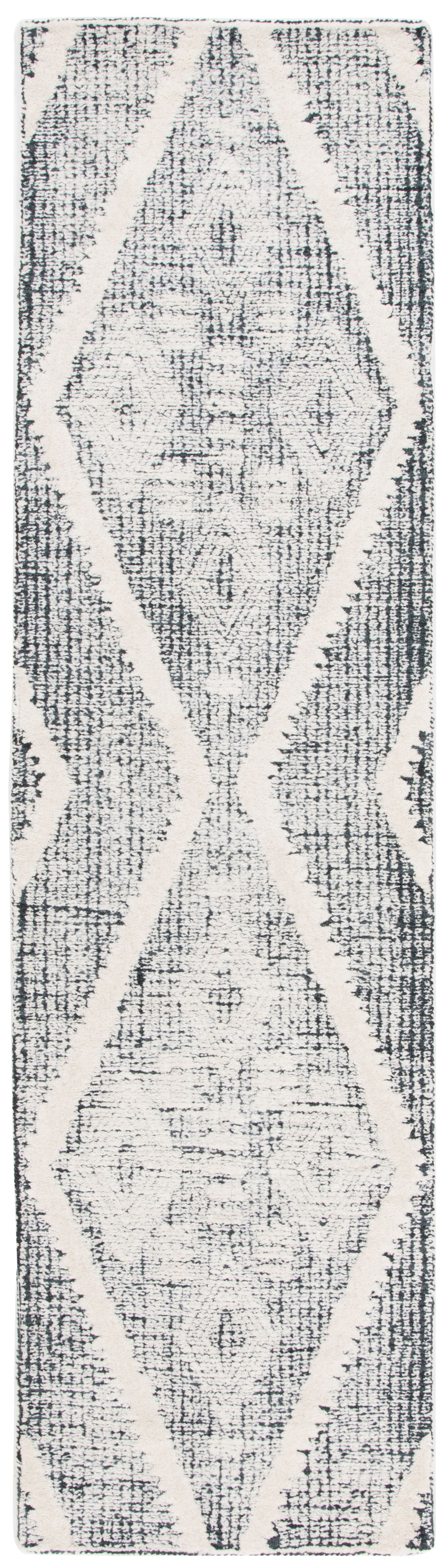 Safavieh Metro Met185Z Black/Ivory Rug.