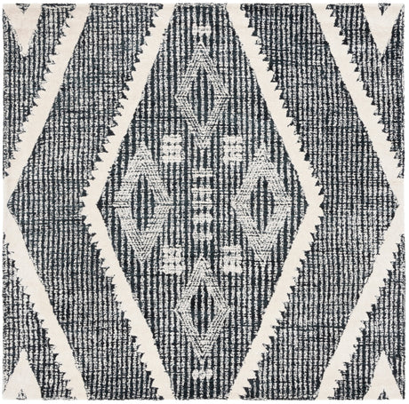 Safavieh Metro Met185Z Black/Ivory Rug.