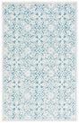 Safavieh Metro Met256L Teal/Ivory Rug.